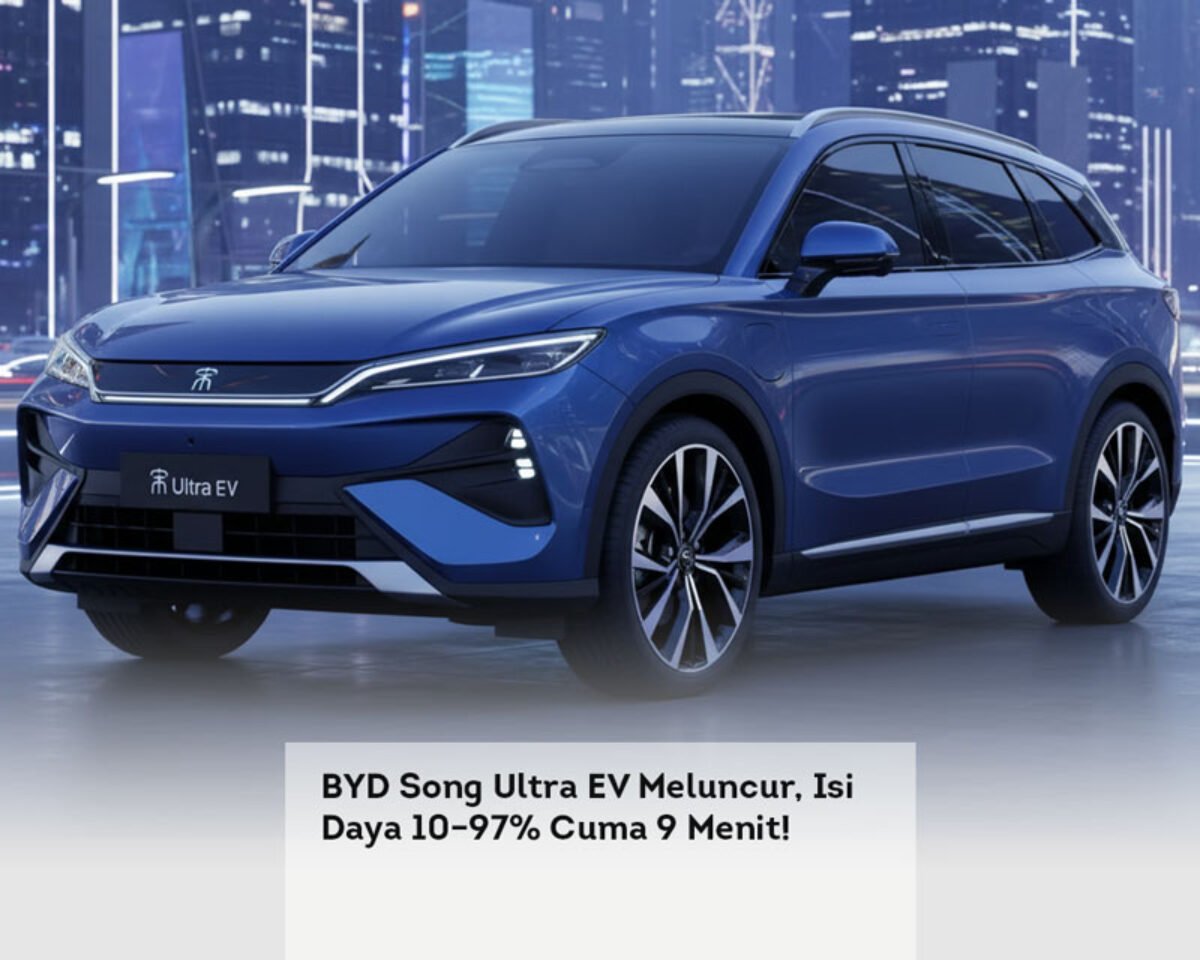 BYD Song Ultra EV Meluncur, Isi Daya 10–97% Cuma 9 Menit!