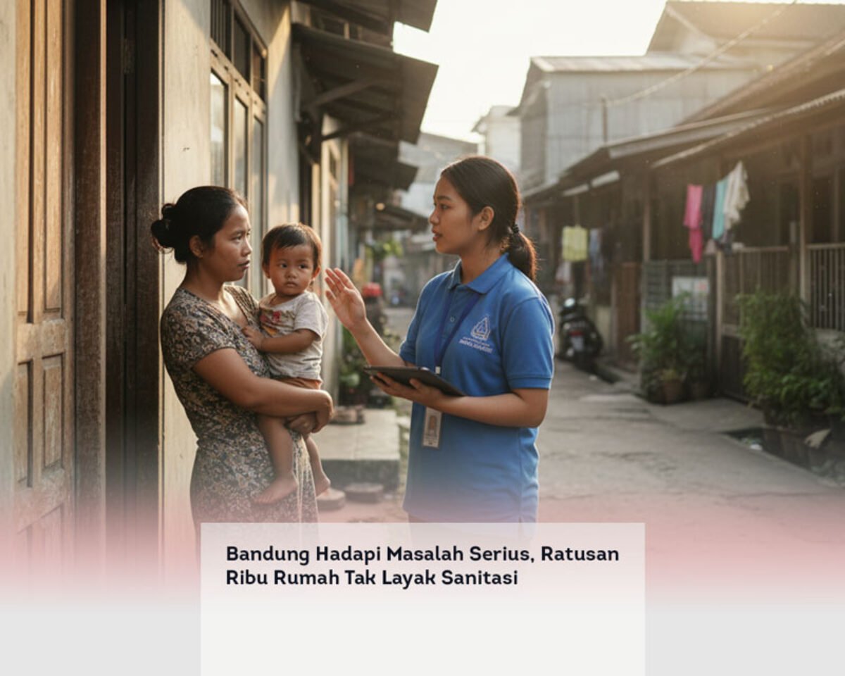 Bandung Hadapi Masalah Serius, Ratusan Ribu Rumah Tak Layak Sanitasi