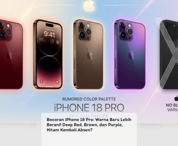 Bocoran iPhone 18 Pro: Warna Baru Lebih Berani! Deep Red, Brown, dan Purple, Hitam Kembali Absen?