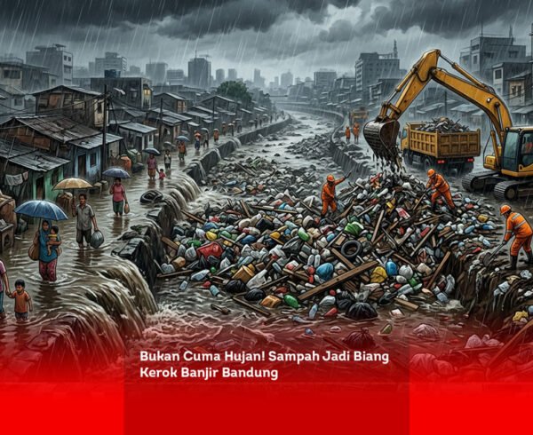 Bukan Cuma Hujan! Sampah Jadi Biang Kerok Banjir Bandung locusonline featured image Apr 2026