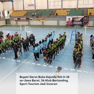 Bupati Garut Buka Kejurda Voli U-18 se-Jawa Barat, 56 Klub Bertanding, Sport Tourism Jadi Incaran