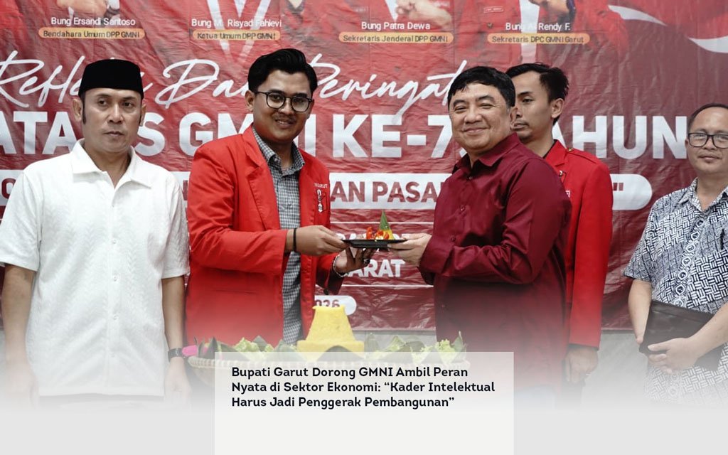 Bupati Garut Dorong GMNI Ambil Peran Nyata di Sektor Ekonomi, Kader Intelektual Harus Jadi Penggerak Pembangunan locusonline featured image Apr 2026