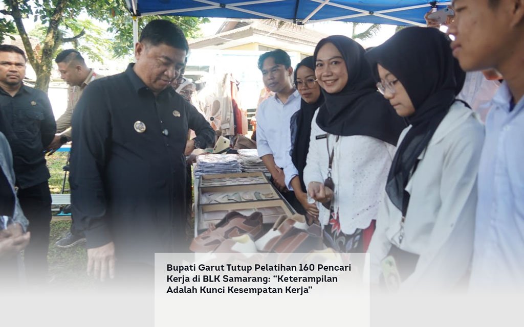 Bupati Garut Tutup Pelatihan 160 Pencari Kerja di BLK Samarang, Keterampilan Adalah Kunci Kesempatan Kerja locusonline featured image Apr 2026