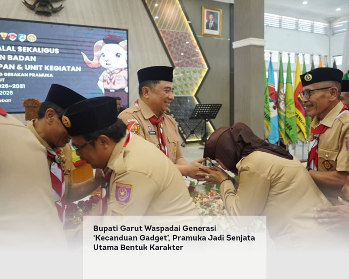 Bupati Garut Waspadai Generasi ‘Kecanduan Gadget’, Pramuka Jadi Senjata Utama Bentuk Karakter