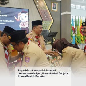 Bupati Garut Waspadai Generasi ‘Kecanduan Gadget’, Pramuka Jadi Senjata Utama Bentuk Karakter
