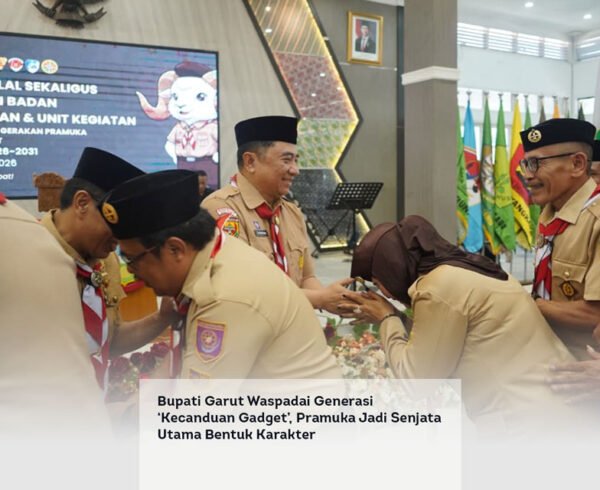 Bupati Garut Waspadai Generasi ‘Kecanduan Gadget’, Pramuka Jadi Senjata Utama Bentuk Karakter locusonline featured image Apr 2026