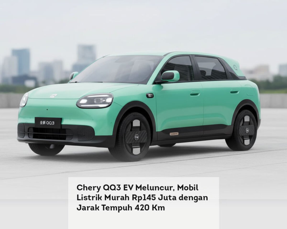 Chery QQ3 EV Meluncur, Mobil Listrik Murah Rp145 Juta dengan Jarak Tempuh 420 Km
