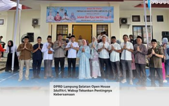DPRD Lampung Selatan Open House Idulfitri, Wabup Tekankan Pentingnya Kebersamaan