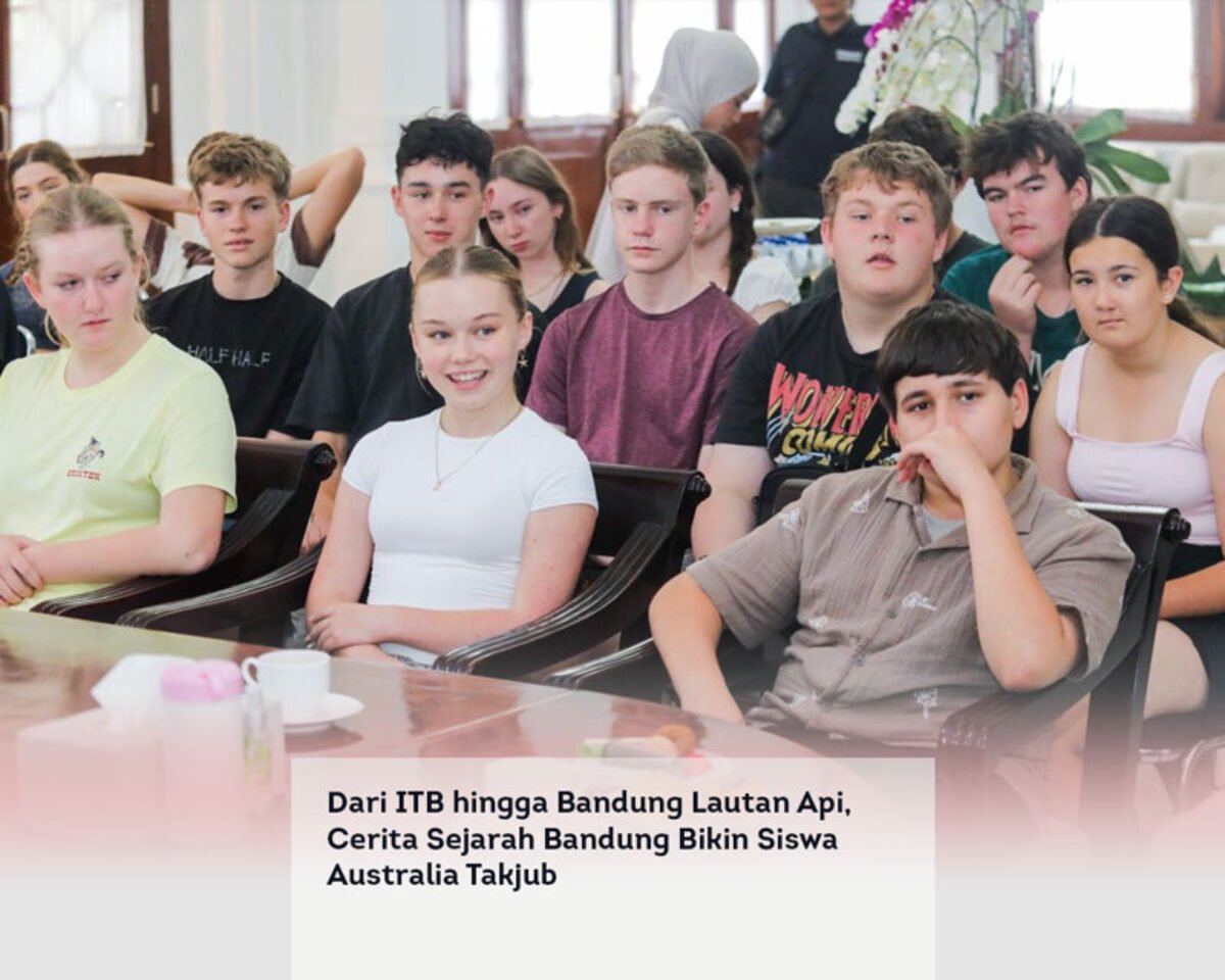 Dari ITB hingga Bandung Lautan Api, Cerita Sejarah Bandung Bikin Siswa Australia Takjub