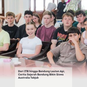 Dari ITB hingga Bandung Lautan Api, Cerita Sejarah Bandung Bikin Siswa Australia Takjub