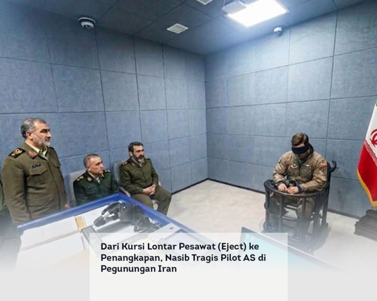 Dari Kursi Lontar Pesawat (Eject) ke Penangkapan, Nasib Tragis Pilot AS di Pegunungan Iran