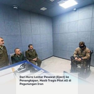 Dari Kursi Lontar Pesawat (Eject) ke Penangkapan, Nasib Tragis Pilot AS di Pegunungan Iran