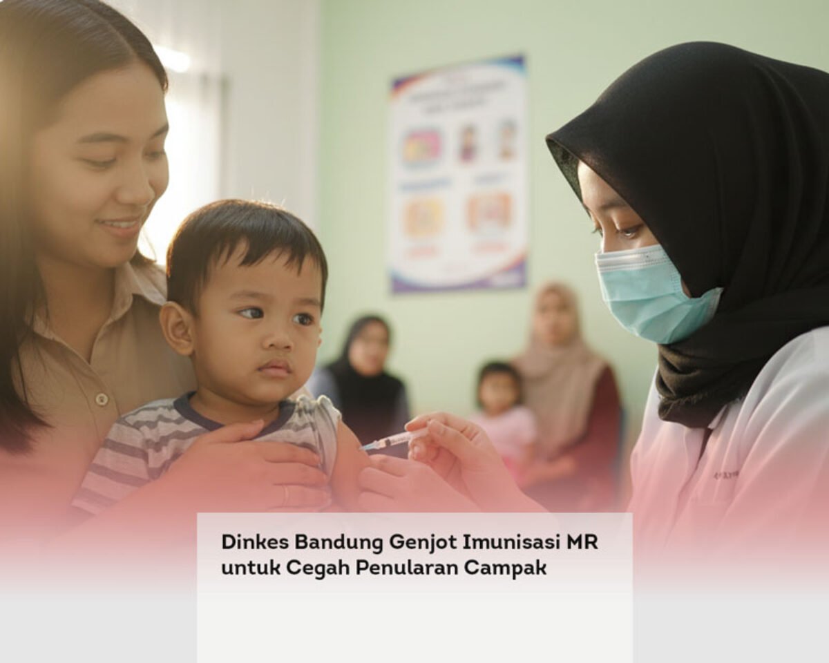 Dinkes Bandung Genjot Imunisasi MR untuk Cegah Penularan Campak