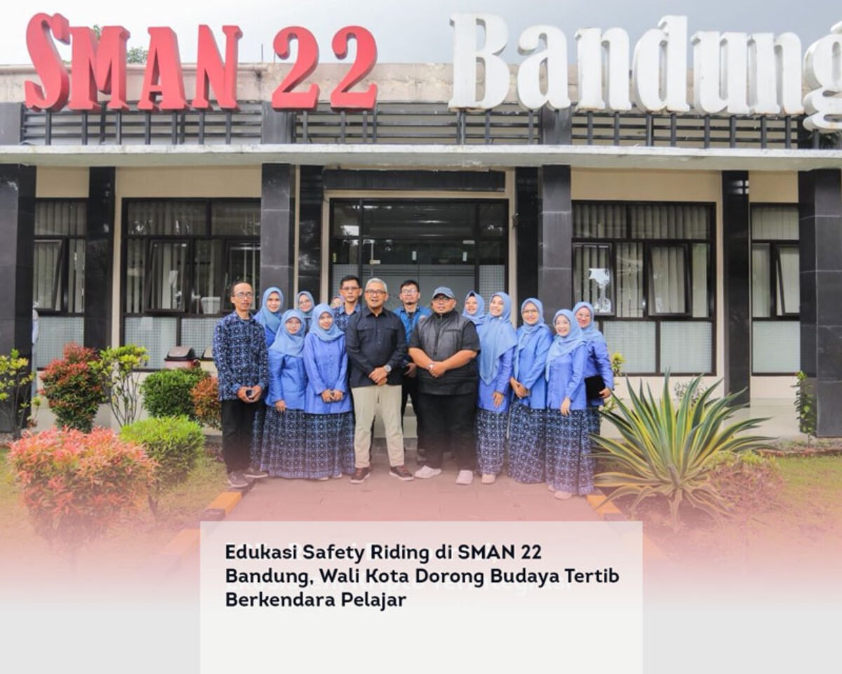 Edukasi Safety Riding di SMAN 22 Bandung, Wali Kota Dorong Budaya Tertib Berkendara Pelajar
