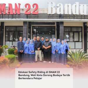 Edukasi Safety Riding di SMAN 22 Bandung, Wali Kota Dorong Budaya Tertib Berkendara Pelajar