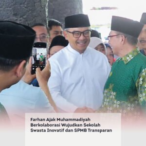 Farhan Ajak Muhammadiyah Berkolaborasi Wujudkan Sekolah Swasta Inovatif dan SPMB Transparan