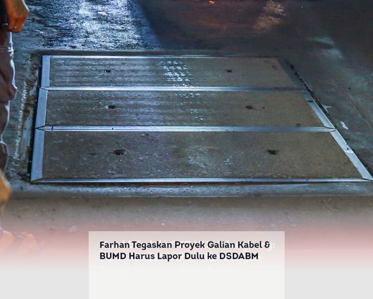 Farhan Tegaskan Proyek Galian Kabel & BUMD Harus Lapor Dulu ke DSDABM