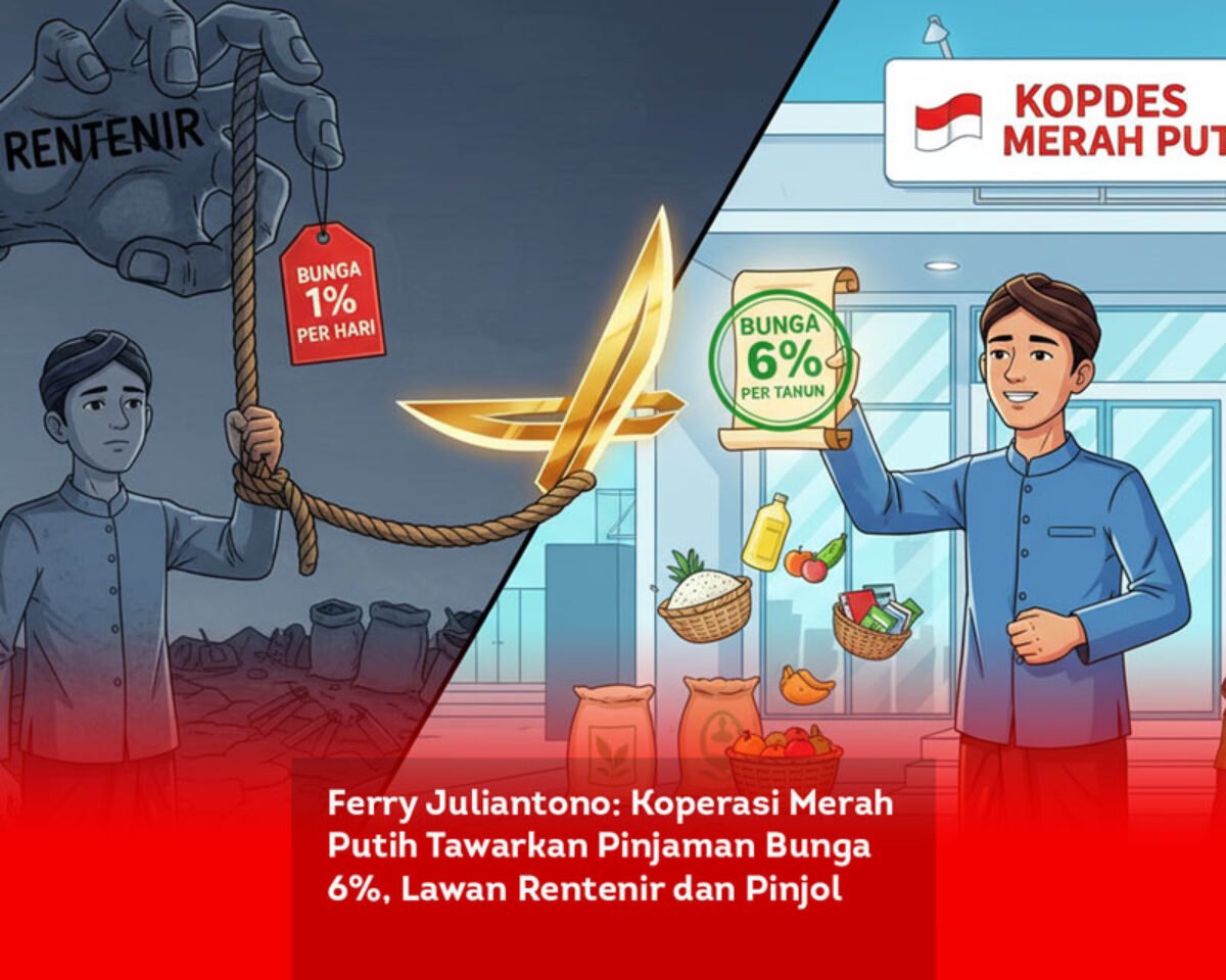 Ferry Juliantono: Koperasi Merah Putih Tawarkan Pinjaman Bunga 6%, Lawan Rentenir dan Pinjol