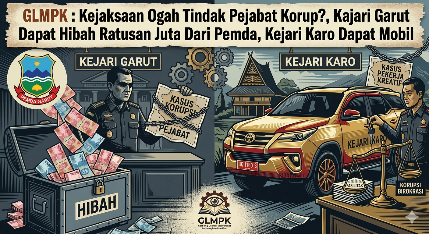 GLMPK Kejaksaan Ogah Tindak Pejabat Korup, Kajari Garut Dapat Hibah Ratusan Juta Dari Pemda, Kejari Karo Dapat Mobil