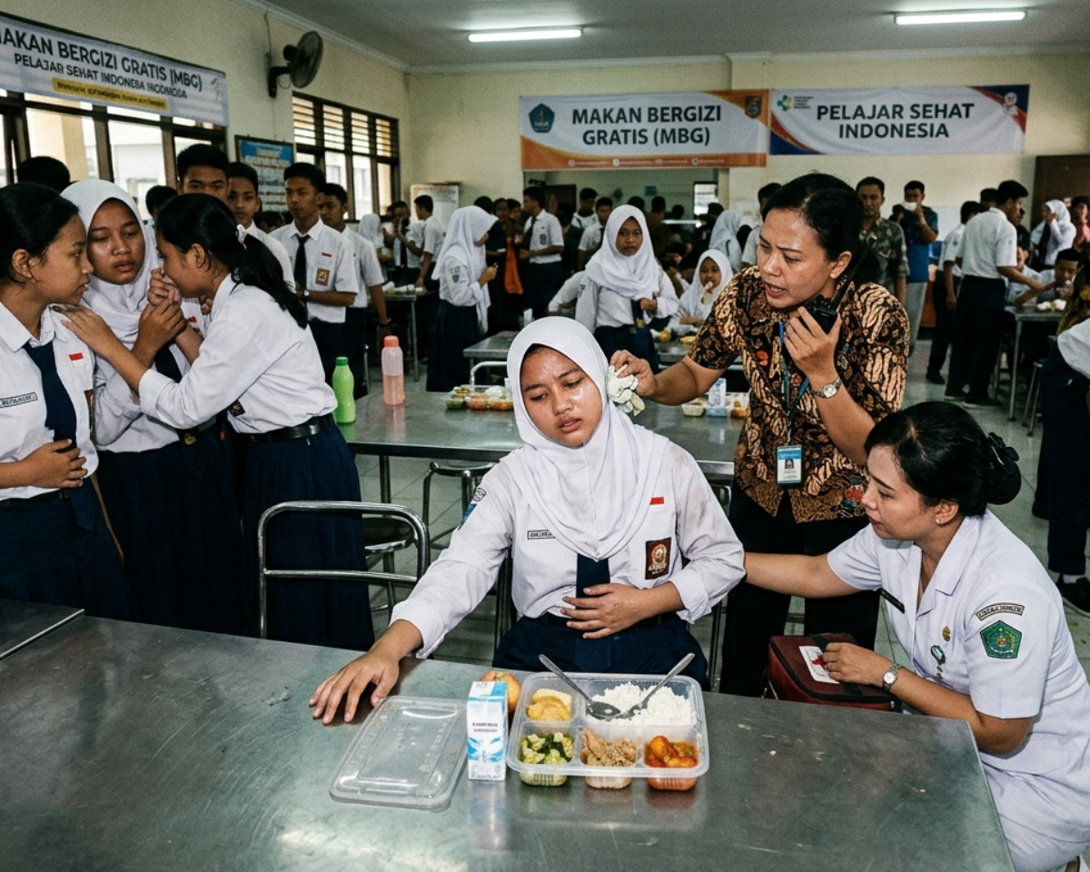 IPAL Dapur Tak Setandar, 72 Siswa Keracunan: Dapur MBG Pondok Kelapa Disetop