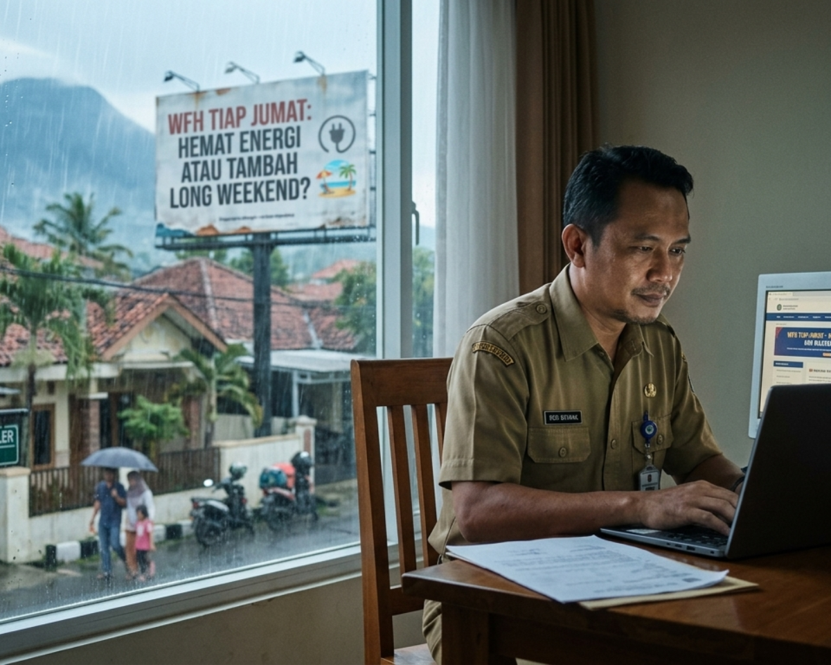 ASN Wajib WFH Tiap Jumat Mulai April 2026: Hemat Energi atau Tambah Long Weekend?