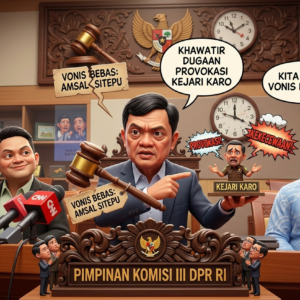 DPR Soroti Vonis Bebas Amsal Sitepu, Habiburokhman Singgung Dugaan Provokasi Kejari Karo