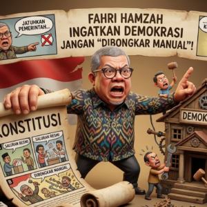 Fahri Hamzah Ingatkan Jatuhkan Pemerintah Itu di Luar Konstitusi, Demokrasi Jangan “Dibongkar Manual”