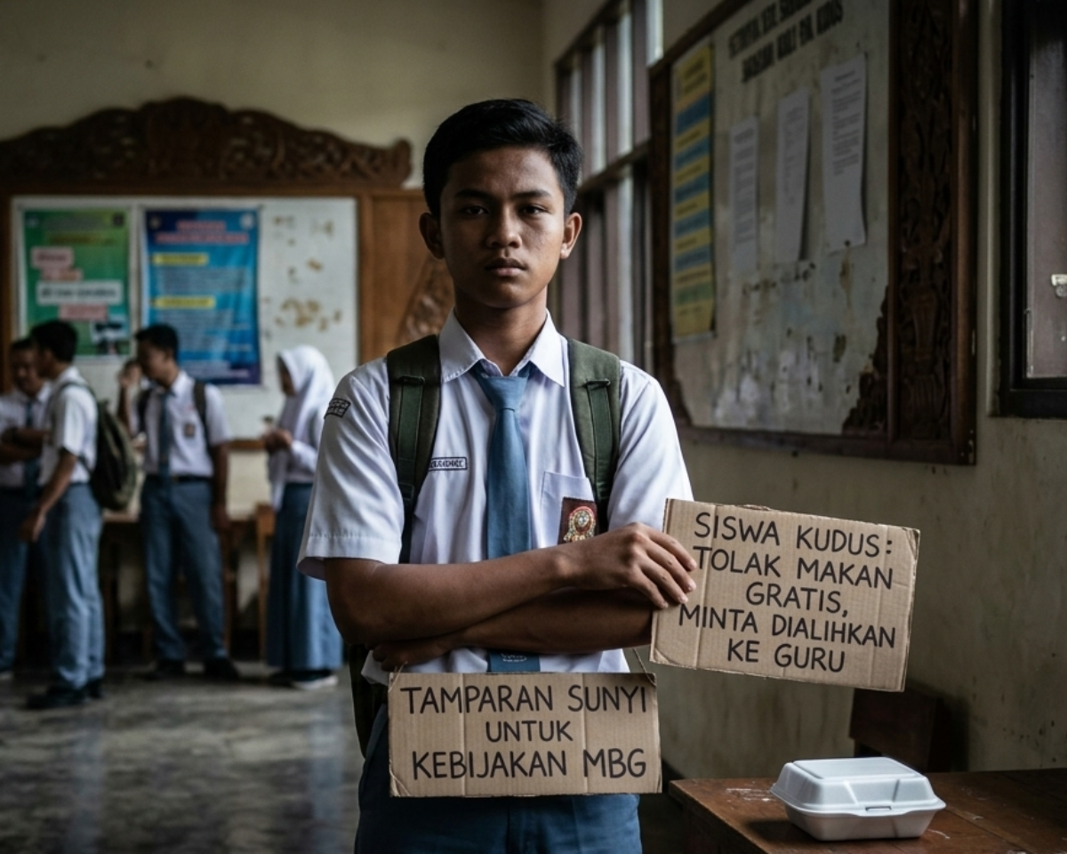 Siswa Kudus Tolak Makan Gratis Minta Dialihkan ke Guru, Tamparan Sunyi untuk Kebijakan MBG