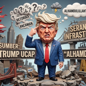 Trump Ucap “Alhamdulillah” Jadi Bumbu Retorika di Tengah Ancaman Serangan Infrastruktur