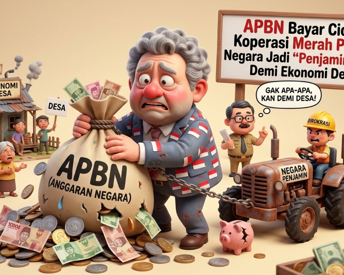 APBN Bayar Cicilan Koperasi Merah Putih: Negara Jadi “Penjamin Kredit” Demi Ekonomi Desa?