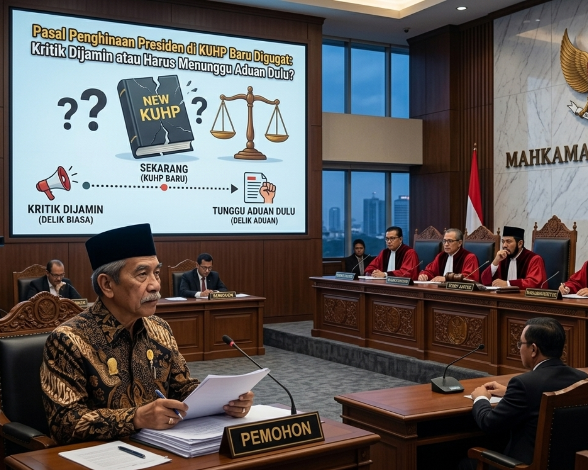 Pasal Penghinaan Presiden di KUHP Baru Digugat: Kritik Dijamin atau Harus Menunggu Aduan Dulu?