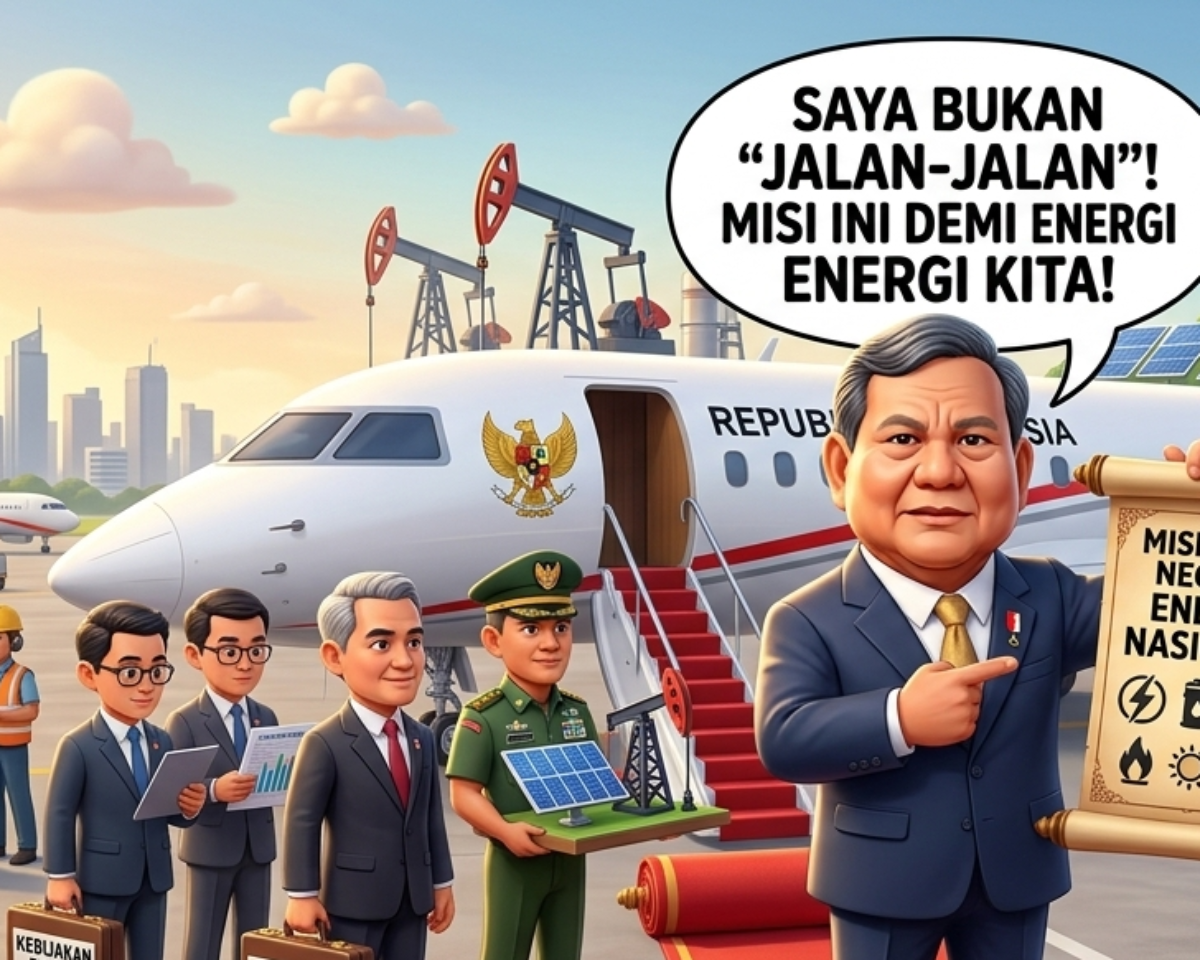 Prabowo Bantah “Presiden Jalan-Jalan”: Misi Luar Negeri Disebut Demi Energi, Publik Diminta Jangan Salah Paham