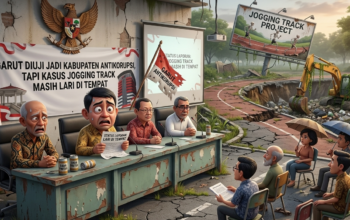 Garut Diuji Jadi Kabupaten Antikorupsi, Tapi Kasus Jogging Track Masih Lari di Tempat
