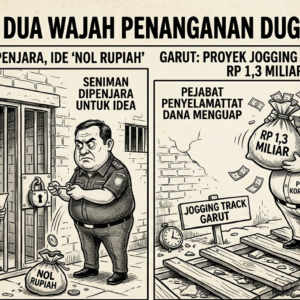 Video Kreatif Dipenjara, Jogging Track Diselamatkan: Ironi Tajam Dua Wajah Penanganan Dugaan Korupsi di Karo dan Garut