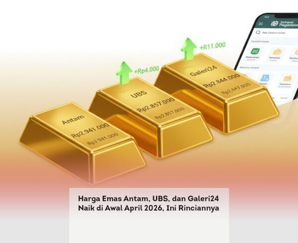 Harga Emas Antam, UBS, dan Galeri24 Naik di Awal April 2026, Ini Rinciannya locusonline featured image Apr 2026