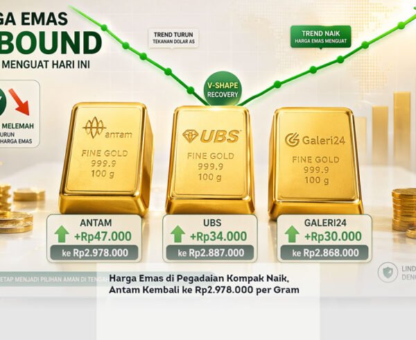 Harga Emas di Pegadaian Kompak Naik, Antam Kembali ke Rp2.978.000 per Gram locusonline featured image Apr 2026