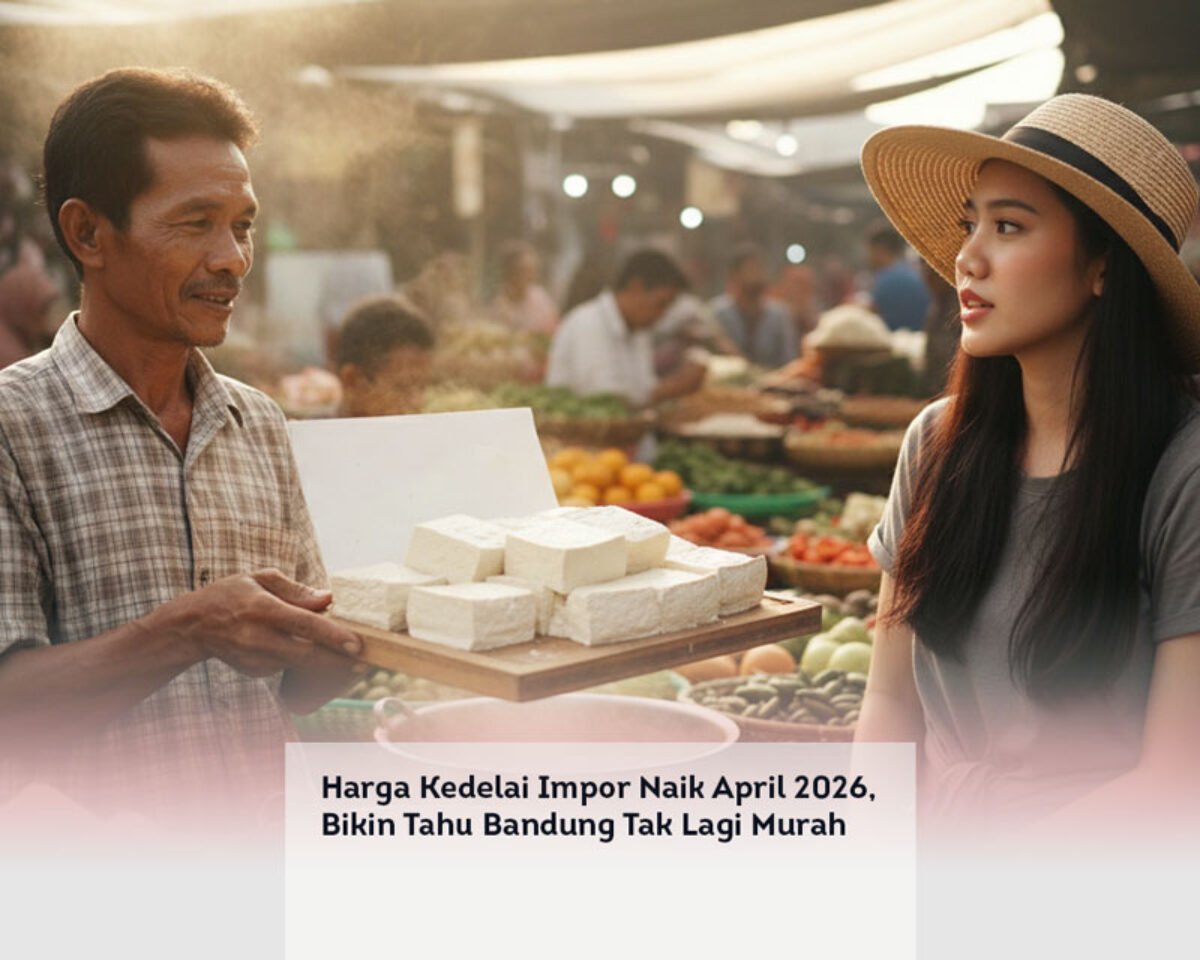 Harga Kedelai Impor Naik April 2026, Bikin Tahu Bandung Tak Lagi Murah