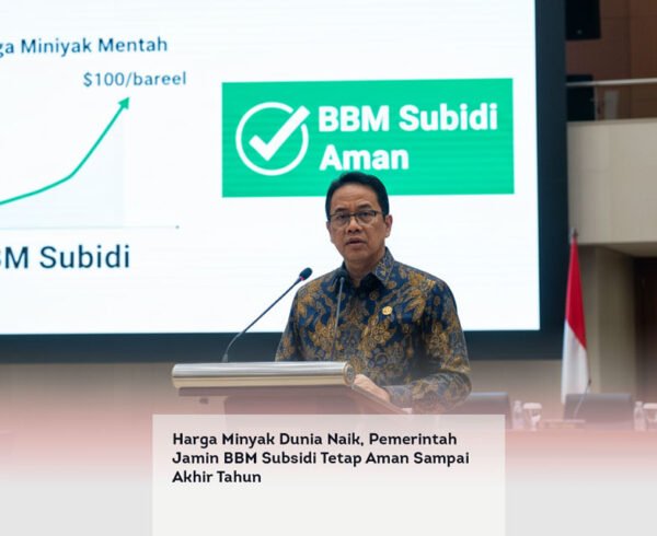 Harga Minyak Dunia Naik, Pemerintah Jamin BBM Subsidi Tetap Aman Sampai Akhir Tahun locusonline featured image Apr 2026
