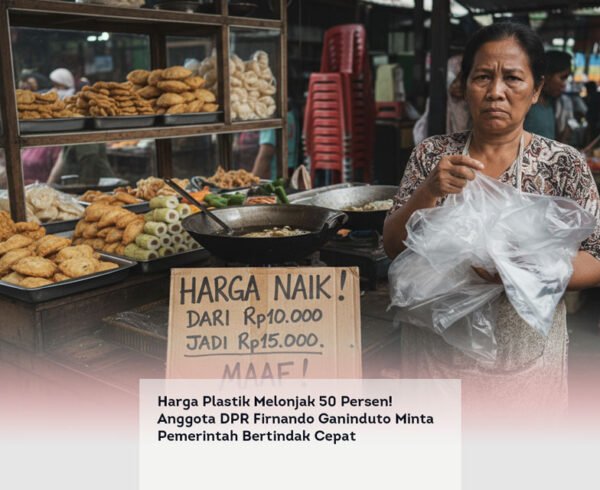 Harga Plastik Melonjak 50 Persen! Anggota DPR Firnando Ganinduto Minta Pemerintah Bertindak Cepat locusonline featured image Apr 2026
