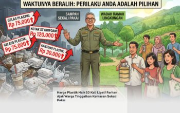 Harga Plastik Naik 10 Kali Lipat! Farhan Ajak Warga Tinggalkan Kemasan Sekali Pakai