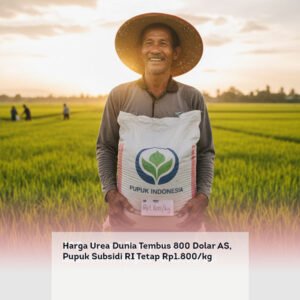 Harga Urea Dunia Tembus 800 Dolar AS, Pupuk Subsidi RI Tetap Rp1.800/kg