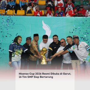 Hisense Cup 2026 Resmi Dibuka di Garut, 16 Tim SMP Siap Bertarung locusonline featured image Apr 2026