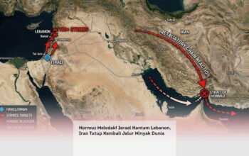 Hormuz Meledak! Israel Hantam Lebanon, Iran Tutup Kembali Jalur Minyak Dunia