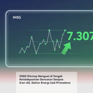 IHSG Ditutup Menguat di Tengah Ketidakpastian Gencatan Senjata Iran-AS, Sektor Energi Jadi Primadona