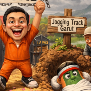 Amsal Dibebaskan, Jogging Track Garut Dikuburkan? Uang Milyaran Sulit Ditembus Mata Bor Hukum Beda Dengan Uang Jutaan