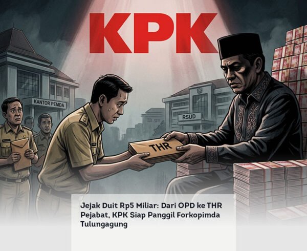 Jejak Duit Rp5 Miliar, Dari OPD ke THR Pejabat, KPK Siap Panggil Forkopimda Tulungagung locusonline featured image Apr 2026