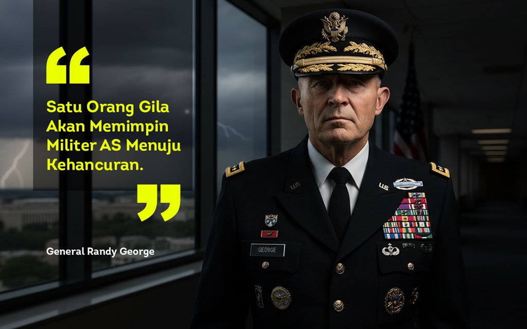 Jenderal Randy George, 'Satu Orang Gila Akan Memimpin Militer AS Menuju Kehancuran' locusonline featured image Apr 2026