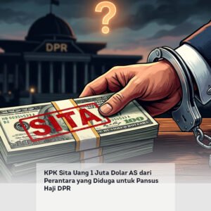 KPK Sita Uang 1 Juta Dolar AS dari Perantara yang Diduga untuk Pansus Haji DPR