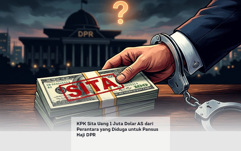KPK Sita Uang 1 Juta Dolar AS dari Perantara yang Diduga untuk Pansus Haji DPR locusonline featured image Apr 2026