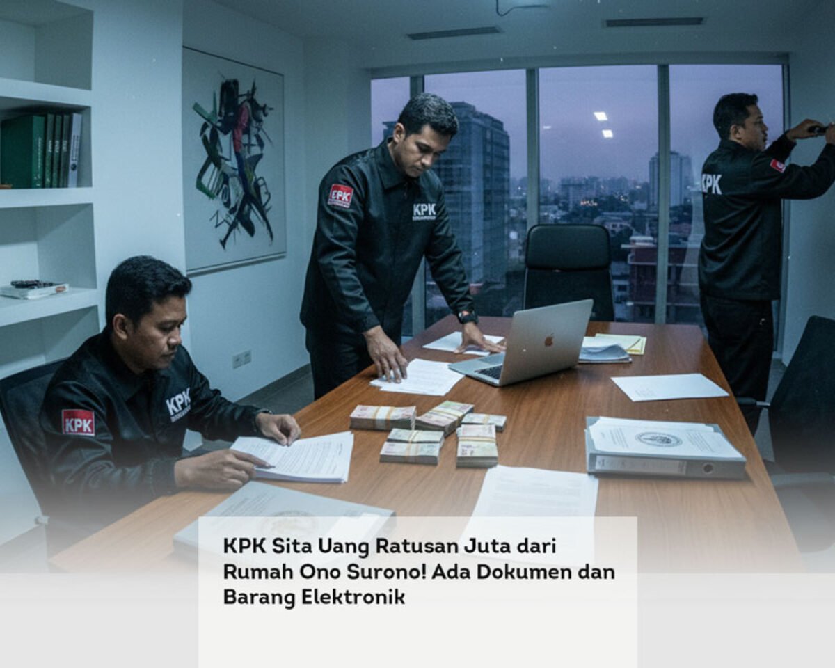 KPK Sita Uang Ratusan Juta dari Rumah Ono Surono! Ada Dokumen dan Barang Elektronik